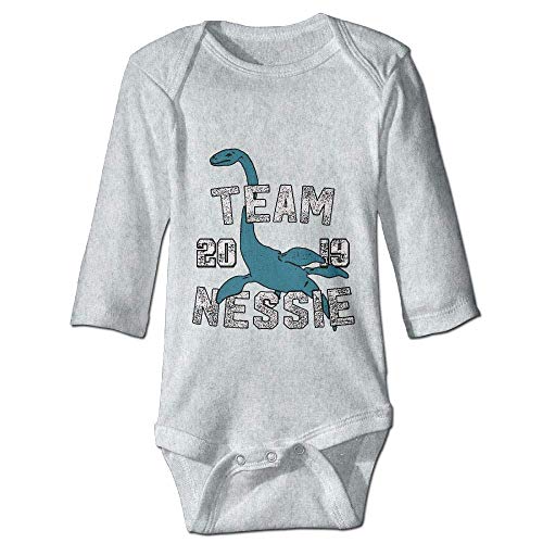 Image of LittleHorn Team Nessie Loch Ness Monster Baby Long Sleeve Playsuit Outfits Onesie Clothes