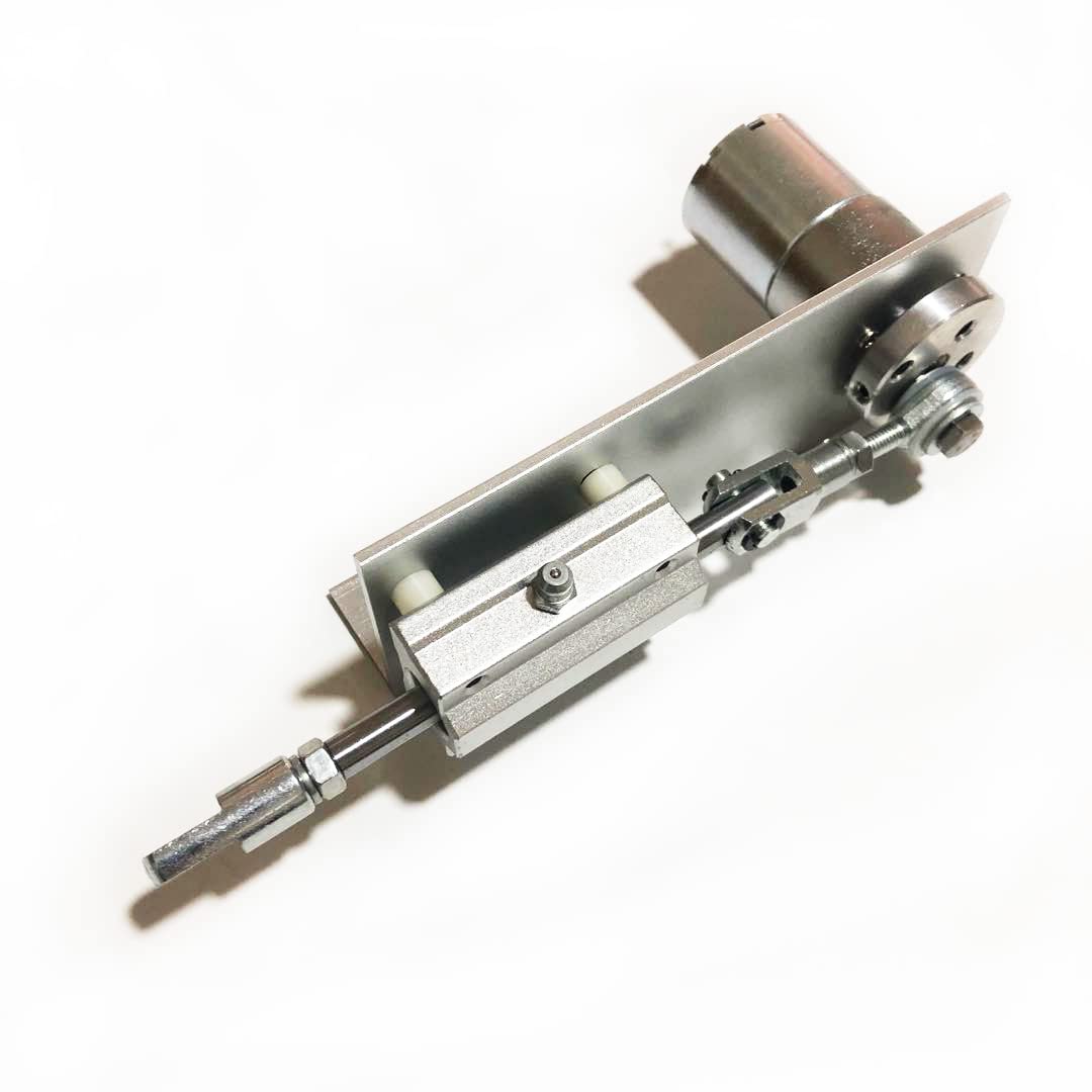 Actuador lineal de empuje mecánico DC 12V con motor telescópico regulable