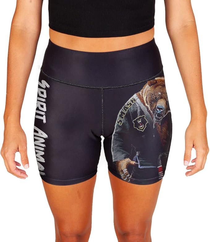 DEHAHA Women's Compression High Waisted Shorts Shaping Underwear for Gym, X-Small