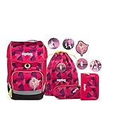 satch sleek schulrucksack pink bermuda Every ergobag can be designed to suit the individual taste thanks to our stick-on Kletties. Discover more than 30 Klettie themes