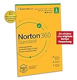Norton 360 Standard 2022 | 1 Gerät | Antivirus | Unlimited Secure VPN & Passwort-Manager | 1 Jahr | PC/Mac/Android/iOS | Aktivierungscode in Originalverpackung
