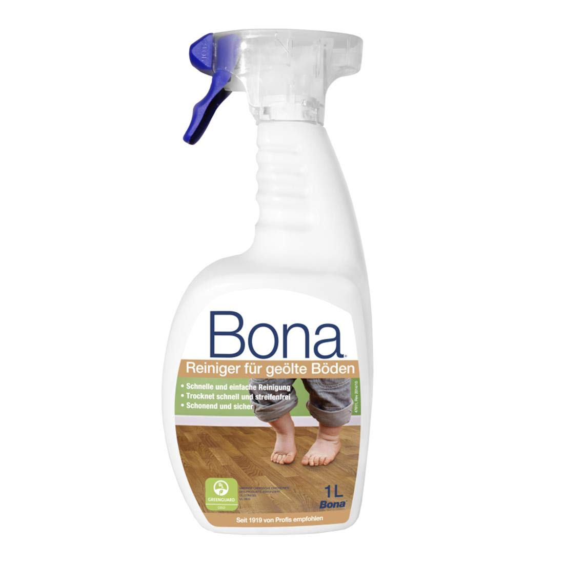 Bona For Oiled Floors Floor Cleaner For Oiled Wooden Floors, Parquet Care Spray 1 L, Oiled Wooden Floor Cleaning, Parquet Care Parquet Cleaner Oiled Parquet