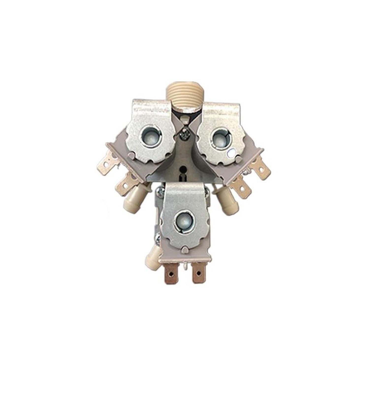 Válvula De Entrada De Agua De La Lavadora: La Válvula De Entrada De Agua Electromagnética De La Lavadora Es De 110 V-120 V, 60 Hz.(1 in and 3 out)
