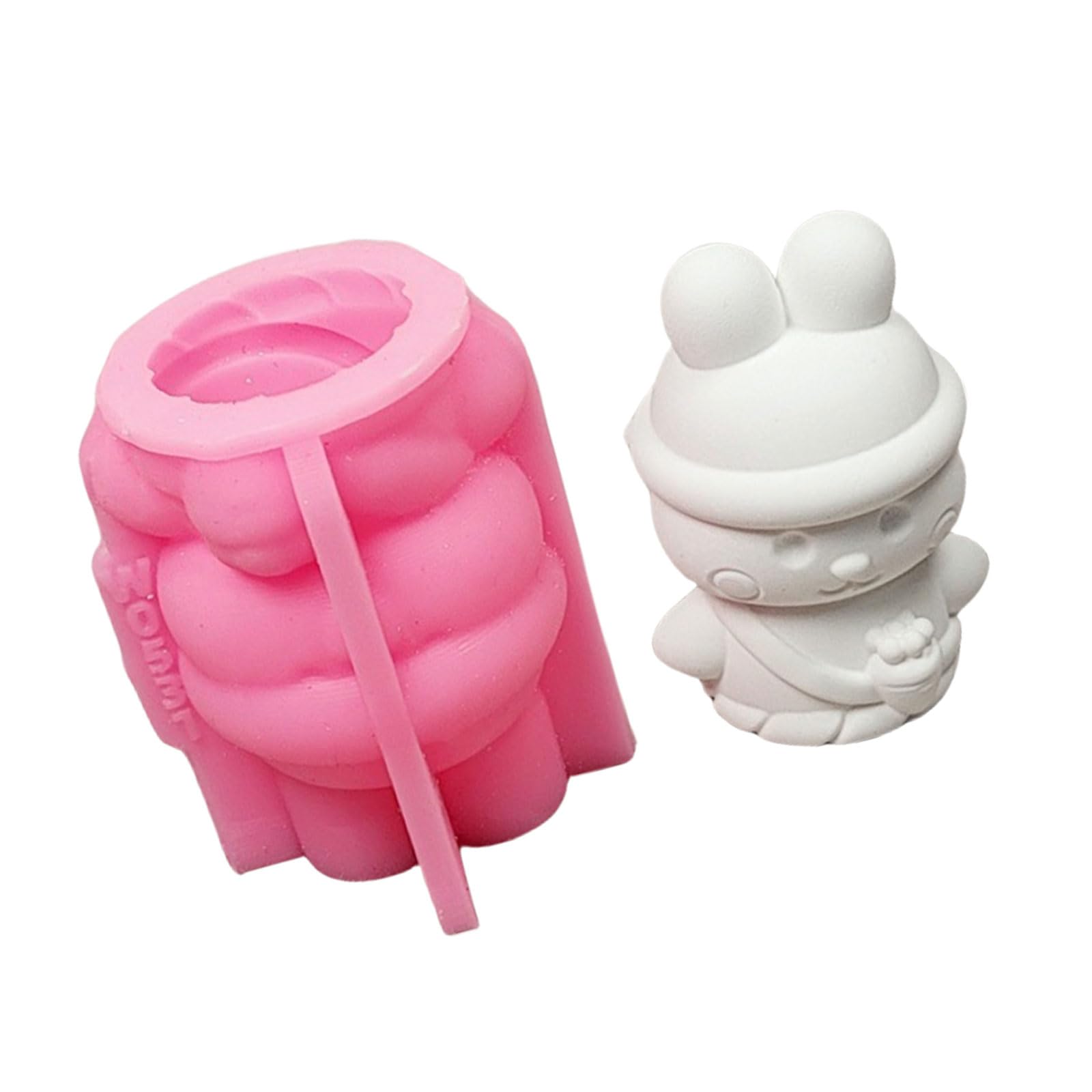 Tsophreniq Lovely Animal Molds Castings 3D Rabbits Silicone Plasters Ornament Making Animal Epoxy Resin