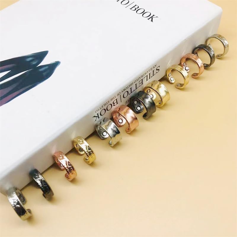 LUOLINGONGJUE® Magnetic Ring | Open Adjustable Snoring Ring, Stylish Creative Jewelry for Men & Women 3