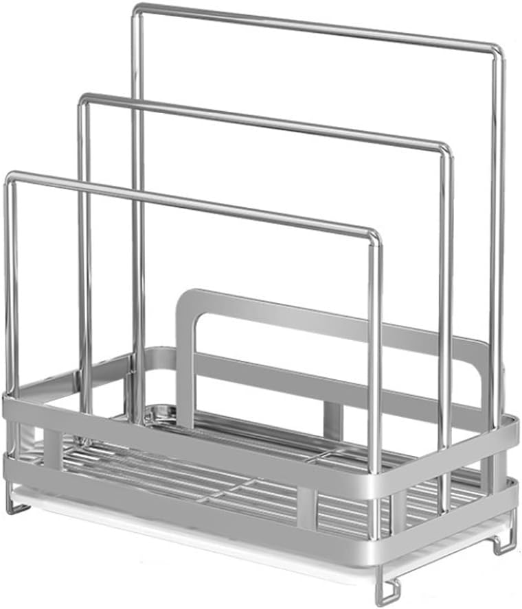 Stainless Steel Rag Rack Kitchen Sink Drain Basket Hanging Towel Dish Towel Storage Artifact Shelf