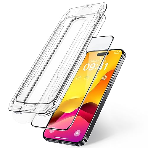 Amazon | NIMASO 自動除塵 ガラスフィルム iPhone15Pro用 気泡ゼロ