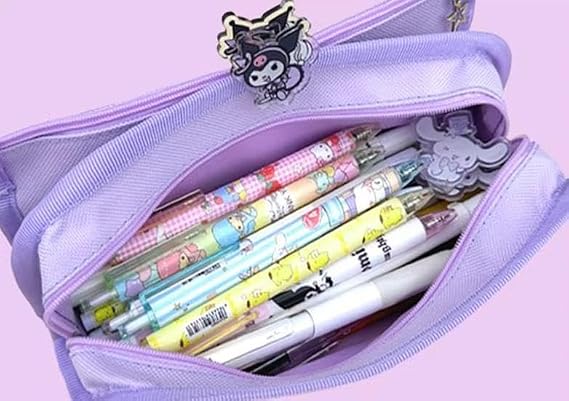 Sanrio My Melody Pink High Capacity Multi-Eyed Pencil Case