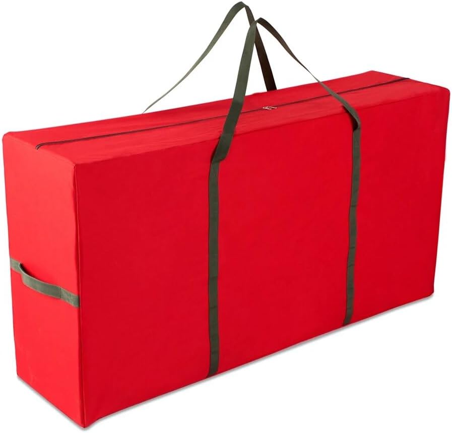 NOBRIM Christmas Storage Wreath Bag All Disassembled Holiday Trees 65 X 29x15 Inch Heavy Ornaments Duty Storage Container Dust Cover