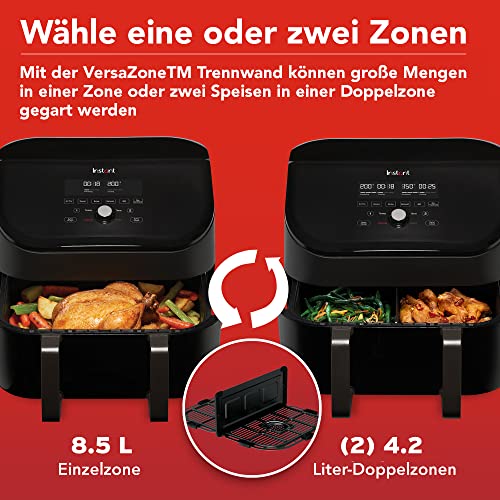 Instant Vortex Plus 8-in-1 Varmluftsfritös 8,5 L - 1 700 W svart
