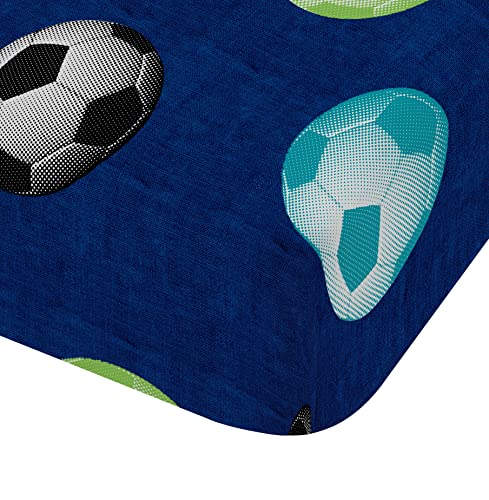 Catherine Lansfield Lot de 2 draps-Housses de Football 90 x 200 cm