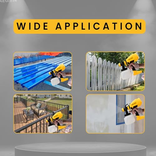 Image of MAF PRO MPSG-3508 550W Electric Paint Spray Gun with 3 Modes | 1000ml Cup Volume | Adjustable 1-2.5mm Nozzle | Variable Flow | Lightweight DIY & Professional Tool for Walls, Furniture & Automotive