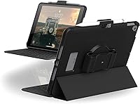 Vista 9 de URBAN ARMOR GEAR UAG Diseñado para Funda de iPad 10.2 Negro 9ª Generación 2021 y 8ª Gen 2020 con Correa de Mano Delgada Slim Militar Probado contra