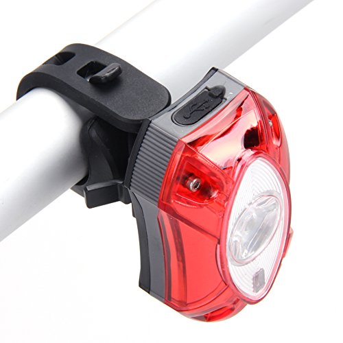 Luz traseira para bicicleta Broadroot, 3 W, bateria USB recarregável, resistente à água