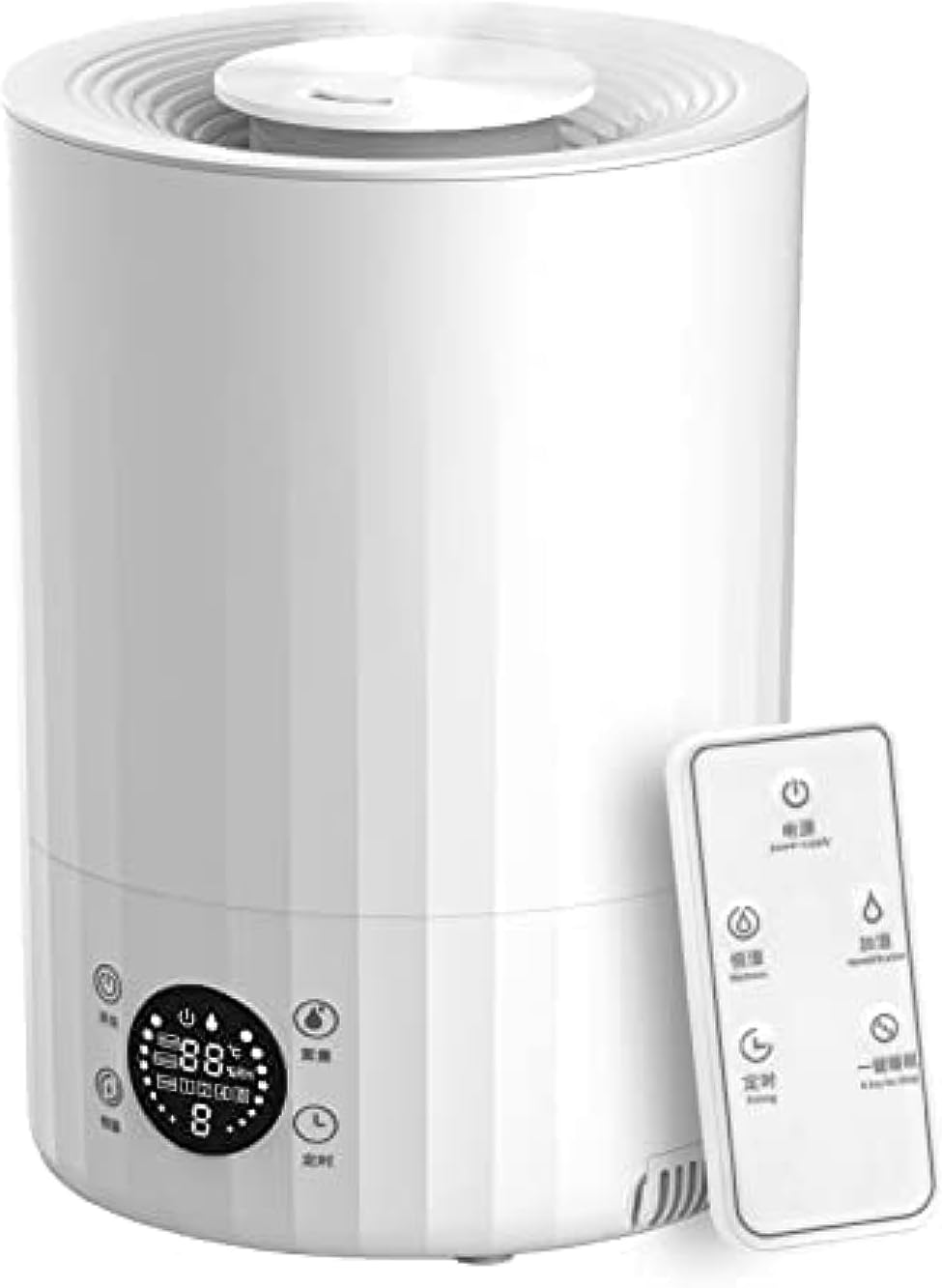 5L Smart Cool Mist Humidifiers, Diffuser for Essential Oils,Quiet Ultrasonic Humidifier for Bedroom Whisper with Humidistat, Timer,remote control,for Large Home,Baby Room,Easy to Clean and fill…
