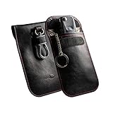 Keyless Go Schutz Autoschlüssel RFID Schutzhülle Funk Abschirmung Auto Schlüssel Blocker Tasche Etui für Autoschlussel Strahlen Diebstahlschutz