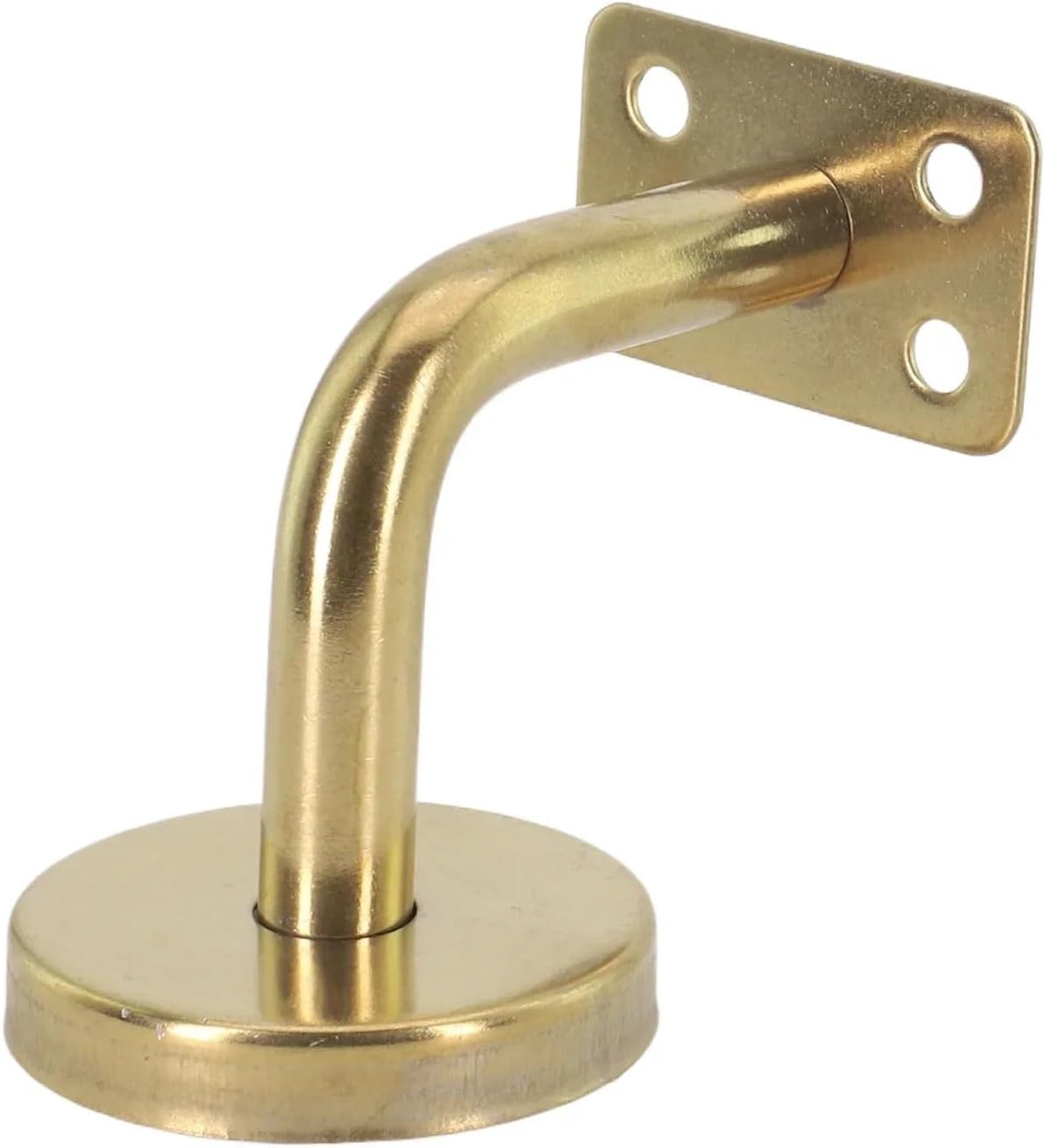 Handrail Bracket 4pcs Stair Handrail Brackets Stainless Steel for Stairways, Home or Office Stair Support(ARC)