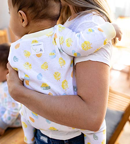 Image of Burt's Bees Baby unisex-baby Sleep & Play, Organic One-piece Romper-jumpsuit Pj, Zip Front Footed Pajama