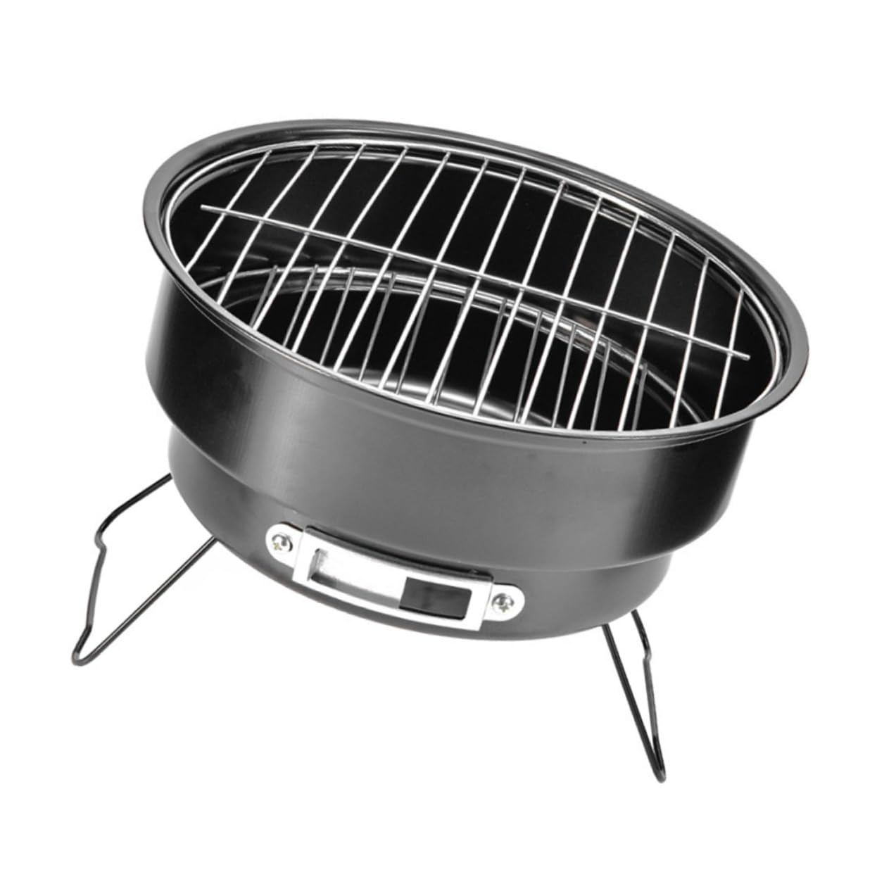 Barbecue portable pour camping rond résistant en extérieur fini la corvée facile à nettoyer
