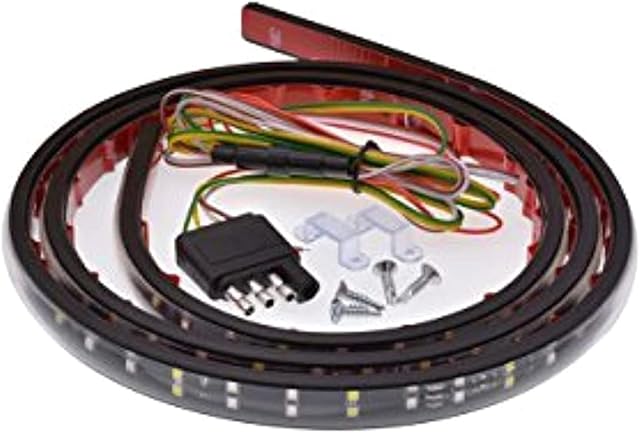 KATUR 47" LED Tailgate Light Bar Red/white/Amber Weatherproof Rigid Aluminum Truck Reverse Running Brake Turn Signal for S UV J eeps RV D odge R am T oyota C hevy G MC