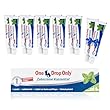 One Drop Only® - 10er Pack Zahnpasta Konzentrat je 25 ml + 2 x Zahncreme Konzentrat ON TOP/konzentriertes Zahnpasta Pack in kleinen Tuben zur medizinischen Mundhygiene/Zahncreme Reisegröße