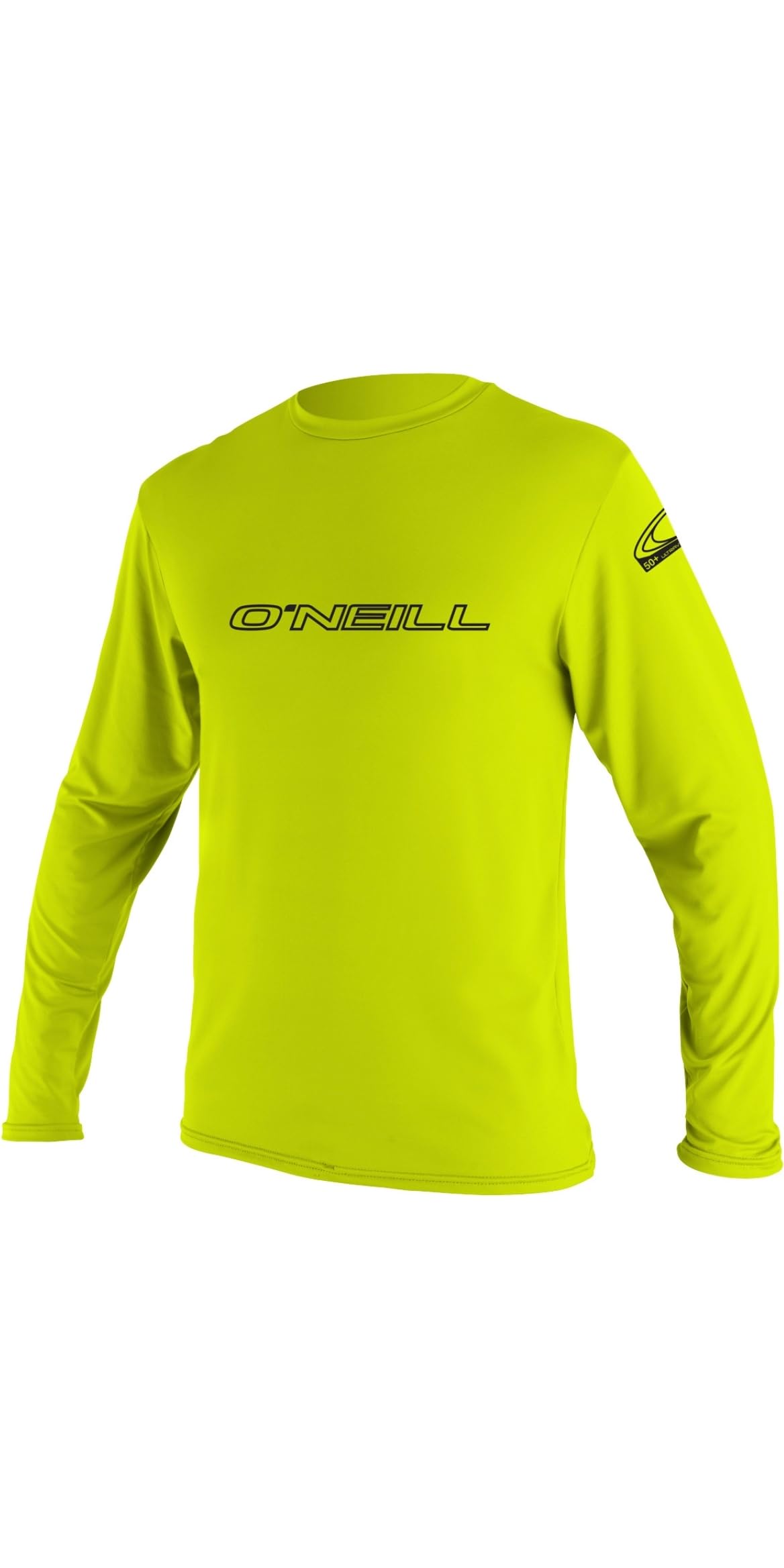 O'Neill Wetsuits Youth Basic Skins S/S Rash Guard - Lime, 4,3345-187-4