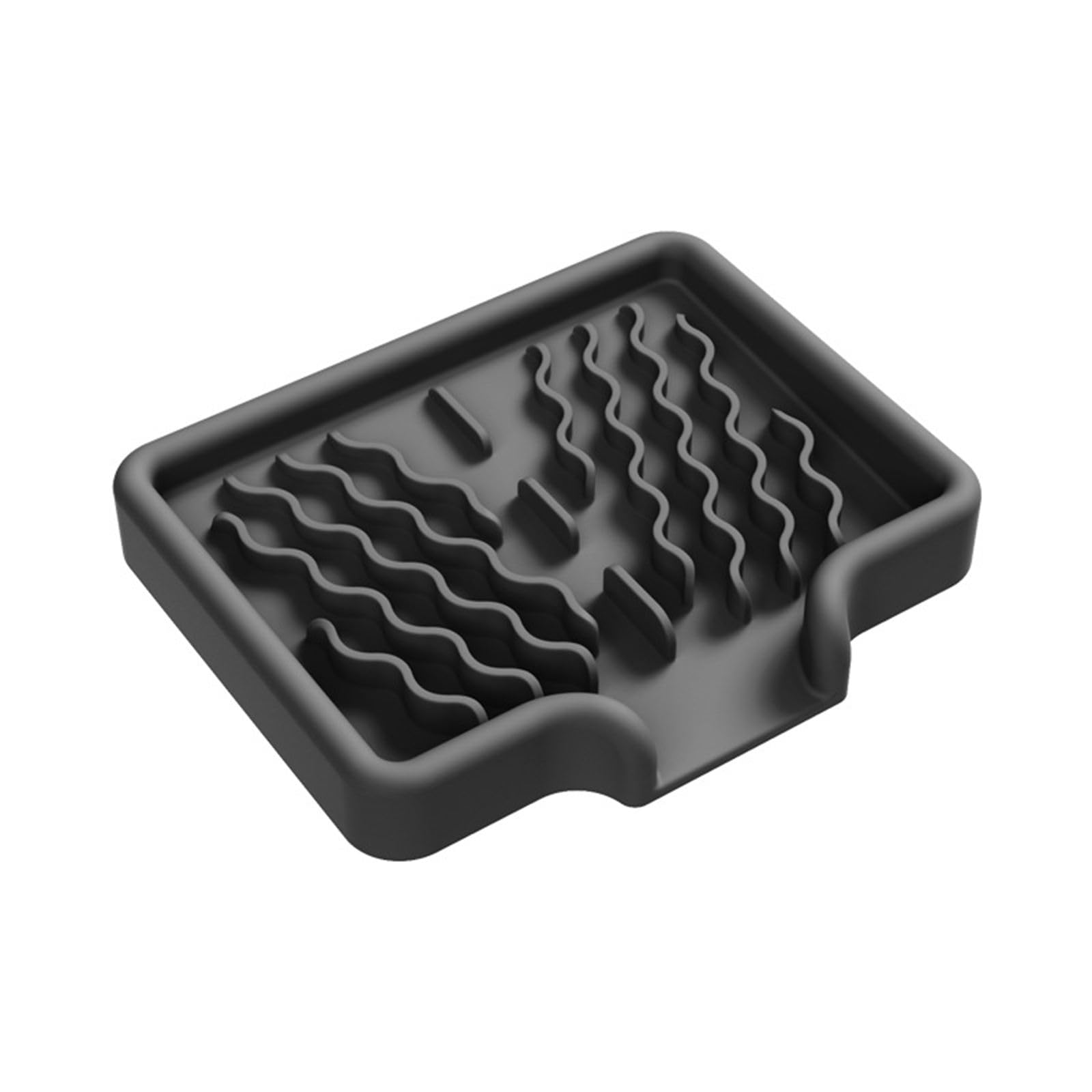 Jazuaiao MultiFunctional Soap Tray Draining for Bathroom Organization Holder Container Draining Wipe Simple Storage Rack with Drain