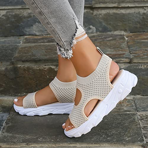 Sandalias planas de mujer cómodas para caminar sin resbalar este verano 4