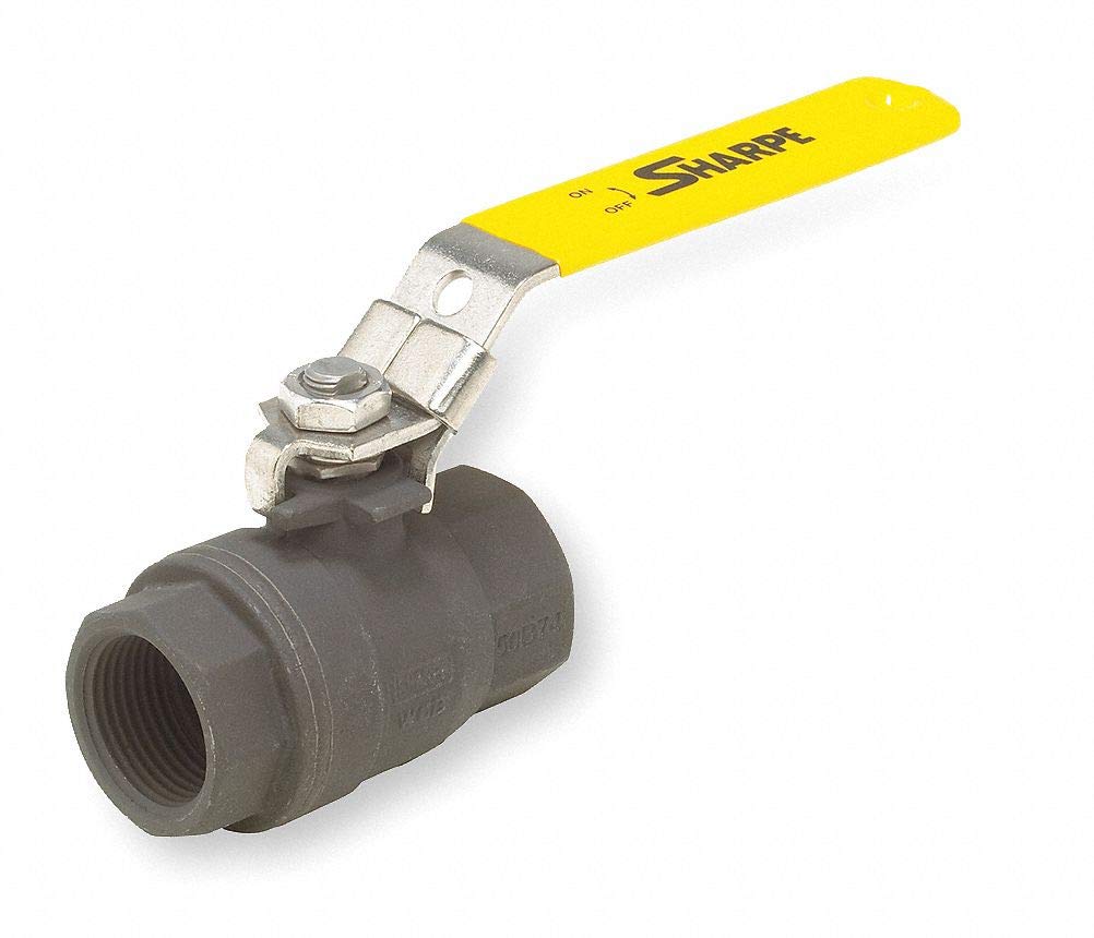 CAI Approved Carbon Steel FNPT x FNPT Ball Valve, Locking Lever, 3/4