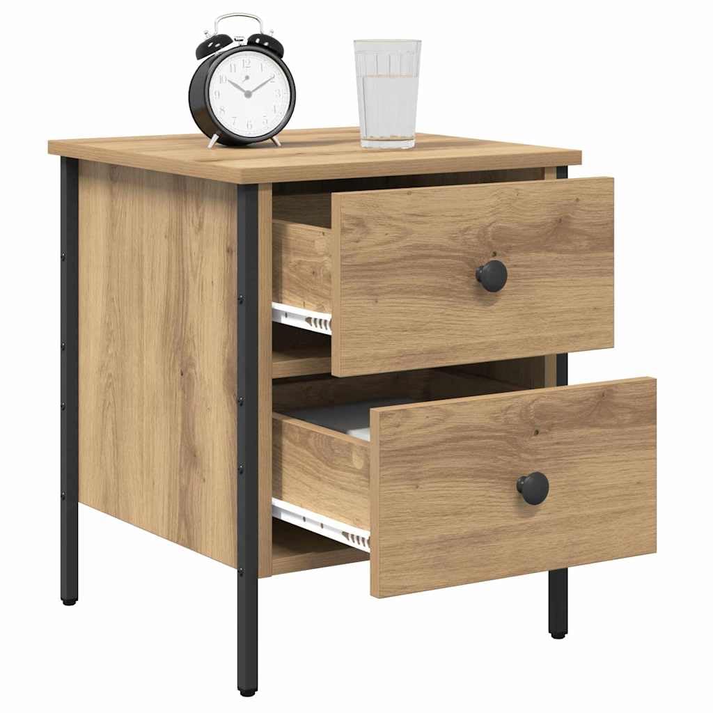 Table de nuit stylée avec tiroir de rangement meuble chambre compact