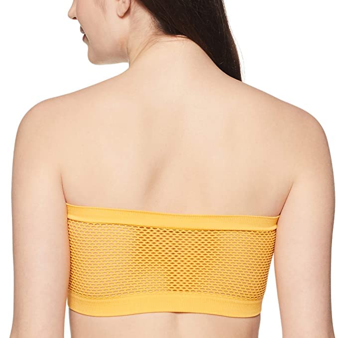 Image of SHINOWHITE Women's Non-Padded, Non-Wired Nylon and Spandex Seamless Tube Bra (Free Size) (Size 28 to 36),MULTIOLOR