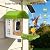 NEEZUKAR Smart Bird Feeder with Camera Solar Powered, AI Species Identification, 2K HD Video, Instant Arrival Alerts, Weatherproof Design for Outdoor, Best Gift for Bird Lovers(Green)