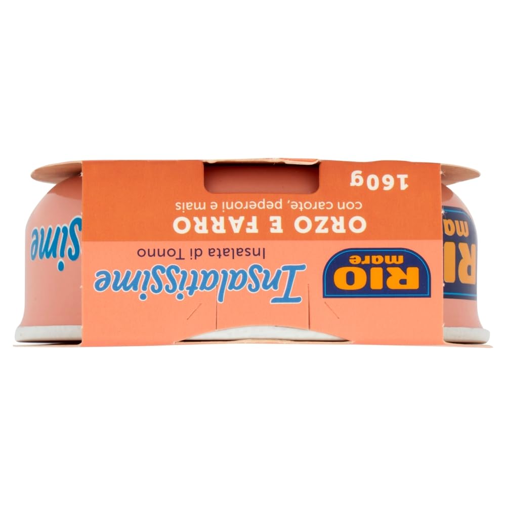 Rio Mare Insalatissime Thunfischsalat 16 x 160g - Thunfisch-, Gersten- und Farro-Salat mit Karotten, Paprika und Mais - Fertiggericht + Beni Culinari Kostenloser Schlüsselanhänger