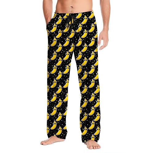 Mens Pajama Pants Lightweight Soft Lounge Pant with Pockets Sleep