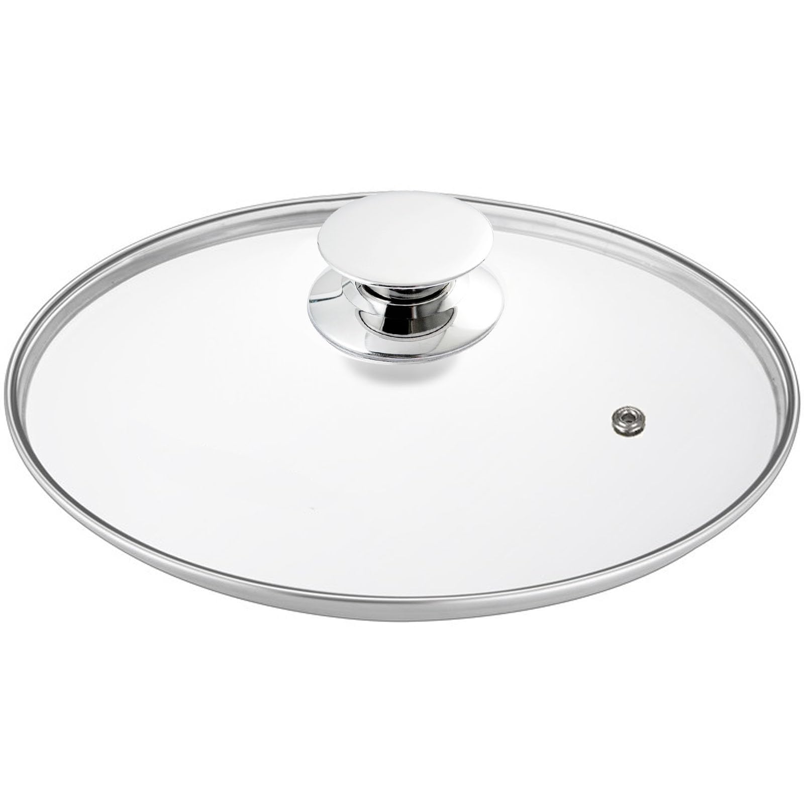 Coperchi in vetro per pentole e padelle, 20, 28, 28, 30, 30 cm, coperchio di ricambio in vetro temperato, lavabili in lavastoviglie e adatti al forno a microonde (28 cm)