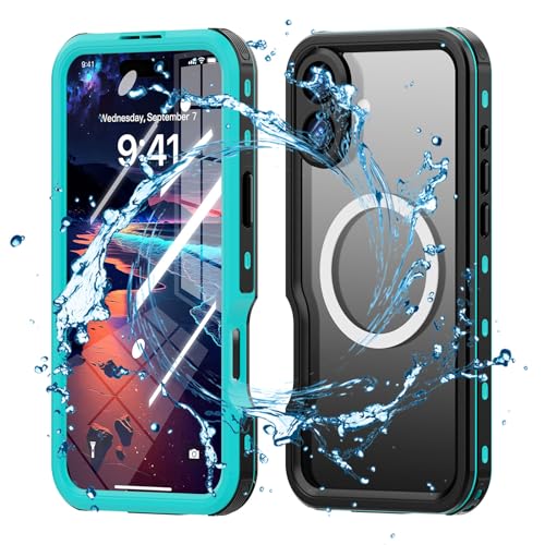 Coque étanche iPhone 16 Pro Max étanche MagSafe antichoc transparente intégrale