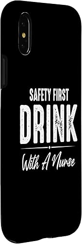 Miniatura 3 de iPhone XXS Safety first drink with a nurse Case