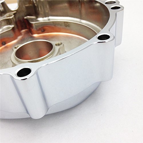 Xkmt-Custom Aluminium Stator Cover Compatible With 2001-2003 Suzuki Gsxr 600 2000-2003 Gsxr750 Chromed [B00Yys8Ab0] #TOP3
