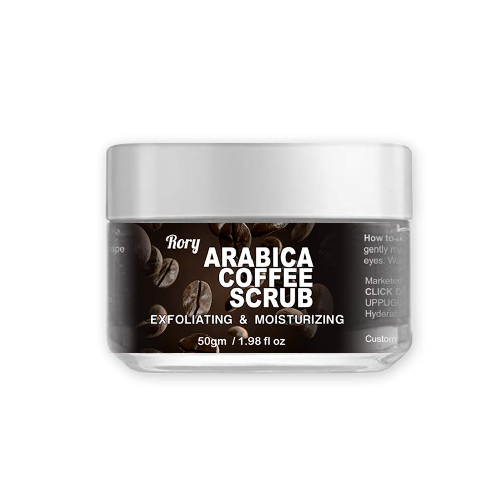 Buy Rory Arabica Coffee Scrub, Caffeinated Face Scrub Vitamin E Tan