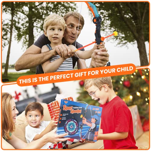 2 Pack Bow And Arrow Set For Kids, Light Up Archery Set With 10 Suction Cup Arrows, Archery Targets Outdoor Games For Kids Ages 4-8-12, Birthday Gifts Toys For 5 6 7 8 9 10 11 12 Year Old Boys Girls #TOP5