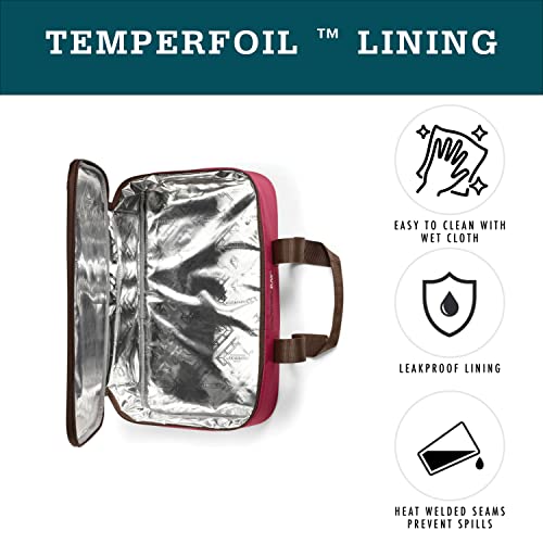 Rachael Ray Lasagna Lugger, Reusable Insulated Casserole Carrier Keeps Food Hot Or Cold For Hours, Perfect For Lasagna Pan, Casserole Dish, Baking Dish & More, Burgundy #TOP3