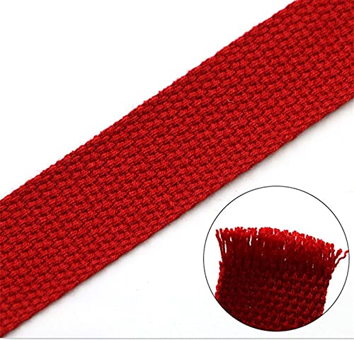 MKLHAVB Nastro in Tela a Strisce da 38 mm, Ispessimento della Borsa, Nastro in Cotone, Nastro in Tela, Cinghie for Zaino, Cucito, Accessori for Cinture(Orange