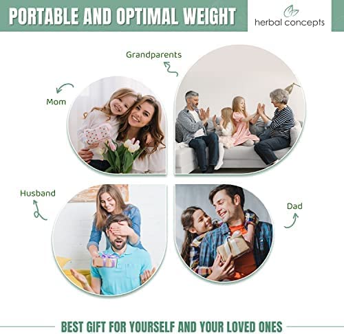 Herbal Concepts Neck And Shoulder Hot And Cold Wrap Aromatherapy With 12 Herbs Wheat And Flax Seed For Weight Stress And Pain Relief, Black #TOP3