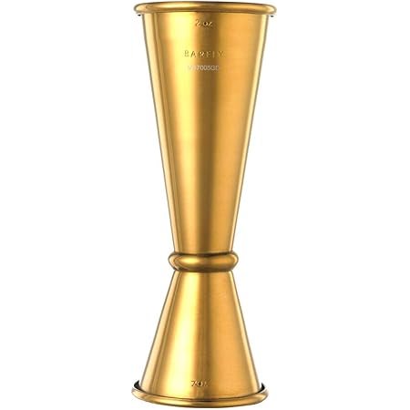 Barfly Japanese Style Jigger, 1 oz x 2 oz, Gold,M37005GD