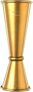Barfly Japanese Style Jigger, 1 oz x 2 oz, Gold,M37005GD