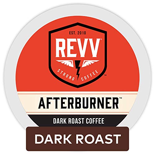 Image of REVV Afterburner, Single-Serve Keurig K-Cup Pods, Dark Roast Coffee, 60 Count