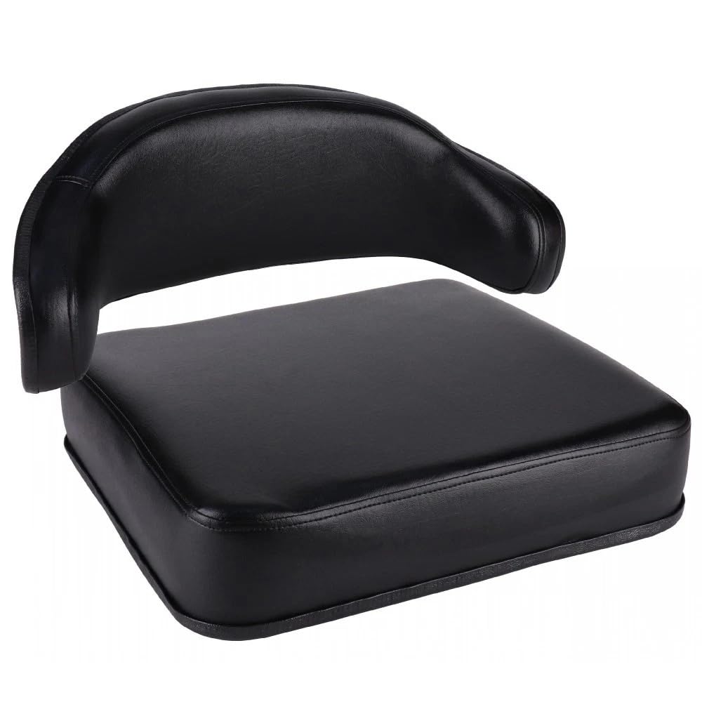 Black Vinyl Cushion Set 2 Piece for 3220 3230 385 395 4210 Tractor, Replacement for Case-IH OEM