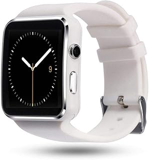 InterActive SmartWatch X6 – Orologio Bluetooth bianco compatibile con Android iOS Windows intelligente Orologio da polso