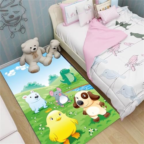Kunsen Spiel teppichbodenbeläge für balkonkeine AllergienSchlafzimmer Teppich Cartoon-Muster...