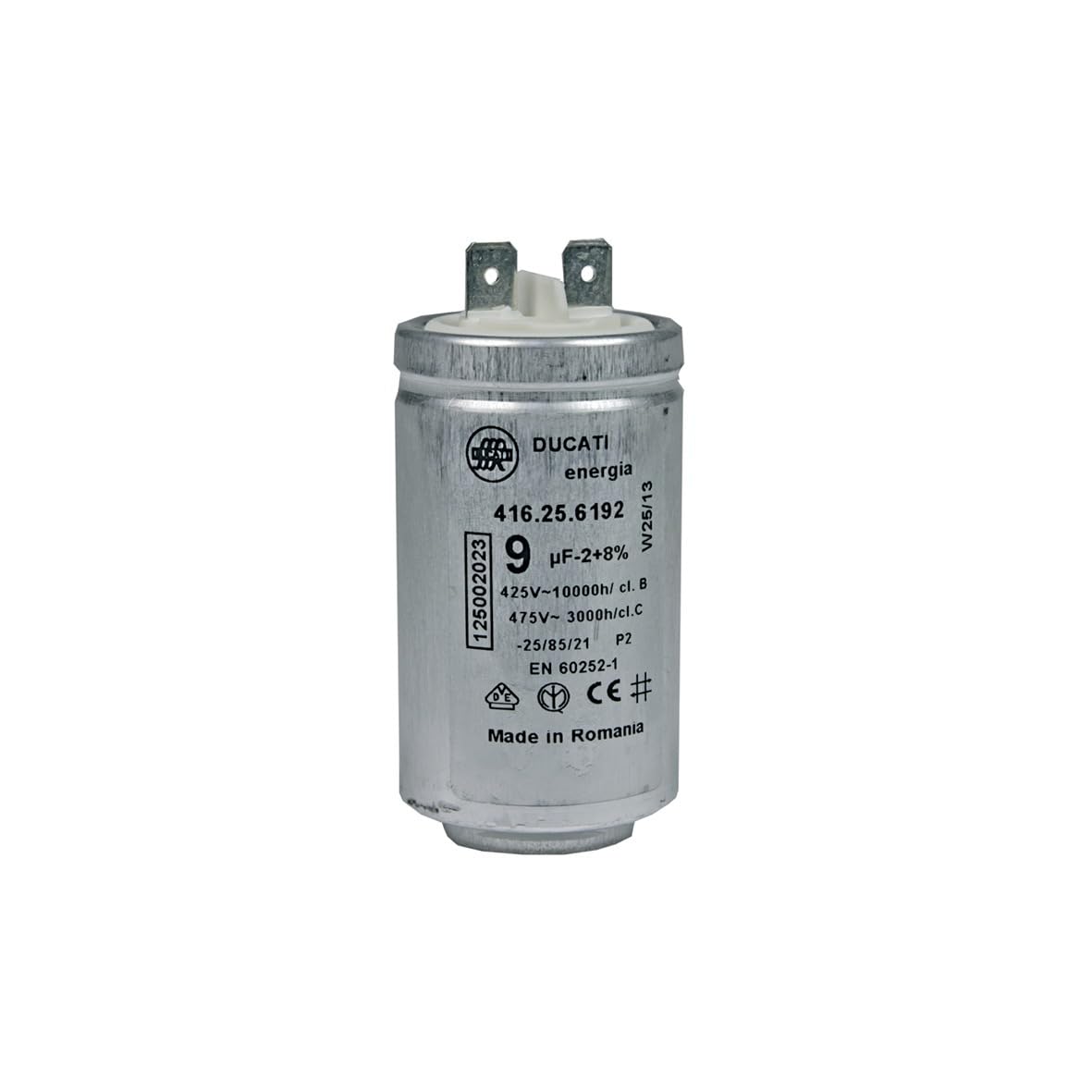 Motor-Anlaufkondensator 9 µF uF 450V Electrolux AEG 125002022 DUCATI